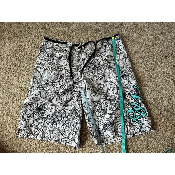 ROXY Board/Swim shorts, longer style; women's size Large, Vintage Y2K - Picture 6 of 9